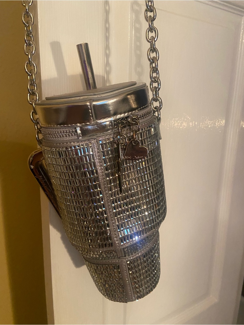 Betsy Johnson Metallic Crossbody Bag